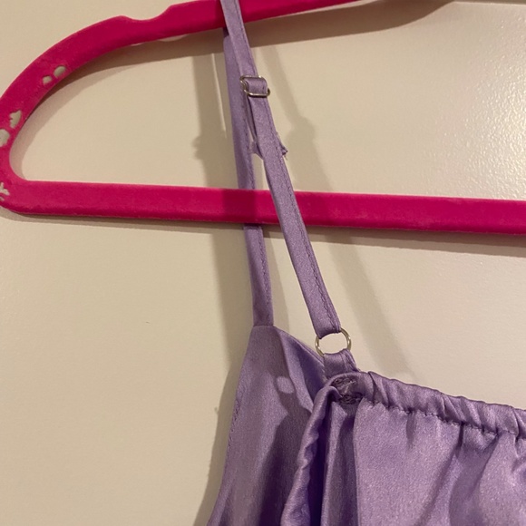 Nasty Gal Cowl Neck Satin Cami - Picture 8 of 9